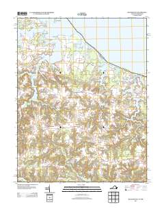 Heathsville 2013 topographic map thumbnail