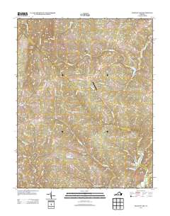 Holiday Lake 2013 topographic map thumbnail