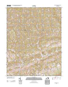 Honaker 2013 topographic map thumbnail