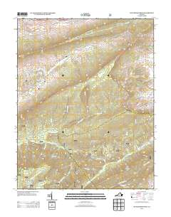 Hutchinson Rock 2013 topographic map thumbnail