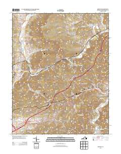 Ironto 2013 topographic map thumbnail