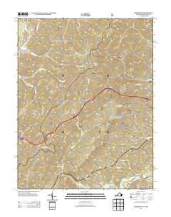 Jerrys Run 2013 topographic map thumbnail
