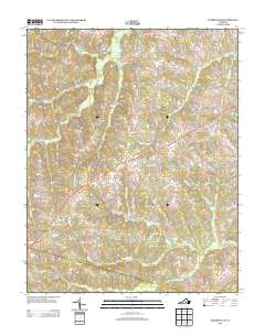 Jetersville 2013 topographic map thumbnail