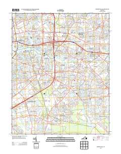 Kempsville 2013 topographic map thumbnail
