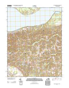 King George 2013 topographic map thumbnail