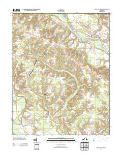 King William 2013 topographic map thumbnail