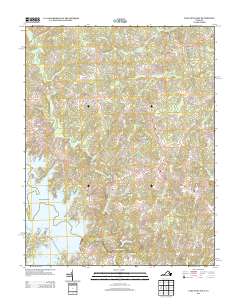 Lake Anna East 2013 topographic map thumbnail