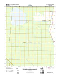 Lake Drummond 2013 topographic map thumbnail