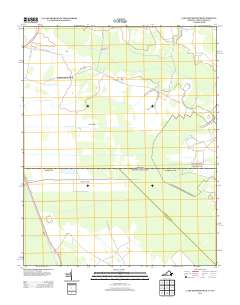 Lake Drummond SE 2013 topographic map thumbnail