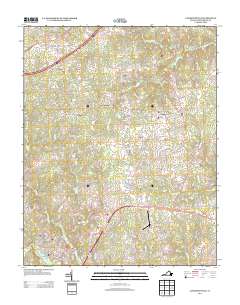 Lawrenceville 2013 topographic map thumbnail