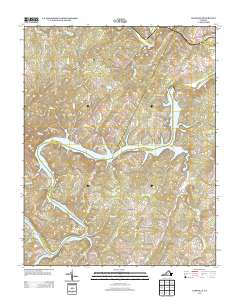 Leesville 2013 topographic map thumbnail