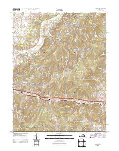 Linden 2013 topographic map thumbnail