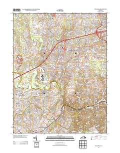 Manassas 2013 topographic map thumbnail