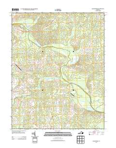 Mannboro 2013 topographic map thumbnail