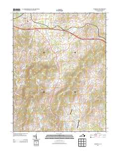 Marshall 2013 topographic map thumbnail