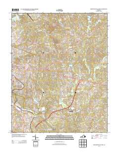 Martinsville East 2013 topographic map thumbnail