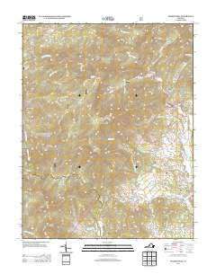 Massies Mill 2013 topographic map thumbnail