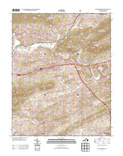 Max Meadows 2013 topographic map thumbnail