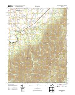 McGaheysville 2013 topographic map thumbnail