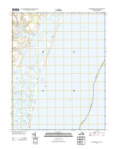Metompkin Inlet 2013 topographic map thumbnail