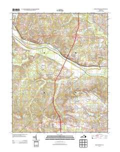 Midlothian 2013 topographic map thumbnail