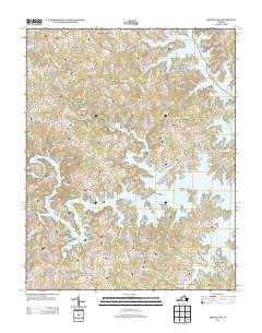 Moneta SW 2013 topographic map thumbnail