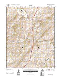Mount Sidney 2013 topographic map thumbnail