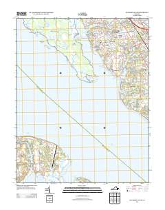 Mulberry Island 2013 topographic map thumbnail