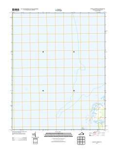 Nandua Creek 2013 topographic map thumbnail
