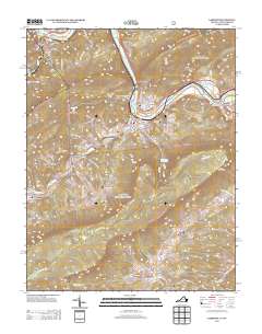 Narrows 2013 topographic map thumbnail