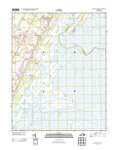 Nassawadox 2013 topographic map thumbnail