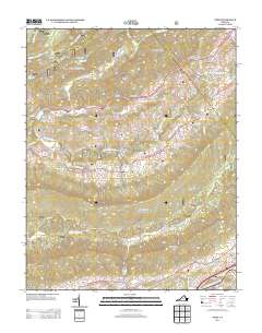 Nebo 2013 topographic map thumbnail