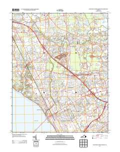 Newport News North 2013 topographic map thumbnail