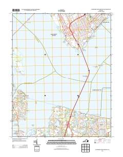 Newport News South 2013 topographic map thumbnail