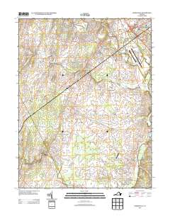 Nokesville 2013 topographic map thumbnail