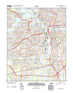 Norfolk South 2013 topographic map thumbnail