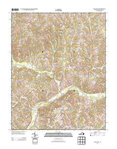 Oak Level 2013 topographic map thumbnail