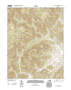 Old Rag Mountain 2013 topographic map thumbnail