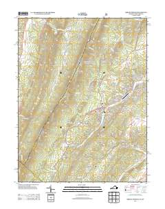 Orkney Springs 2013 topographic map thumbnail
