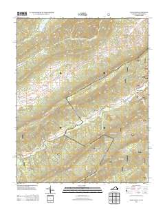Paint Bank 2013 topographic map thumbnail