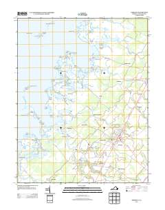 Parksley 2013 topographic map thumbnail