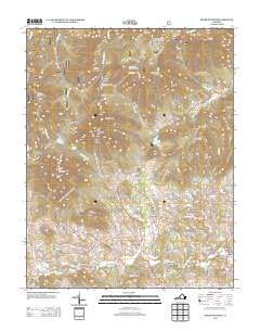 Peaks of Otter 2013 topographic map thumbnail