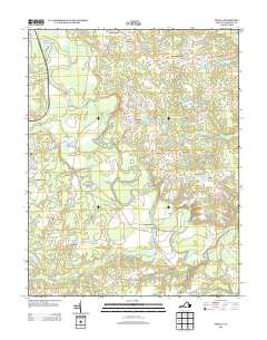 Penola 2013 topographic map thumbnail