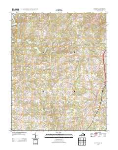 Pittsville 2013 topographic map thumbnail