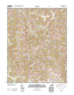 Pound 2013 topographic map thumbnail