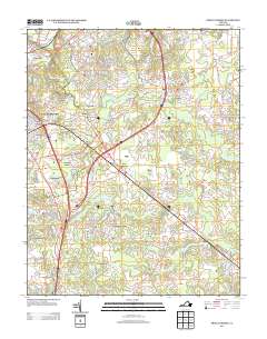 Prince George 2013 topographic map thumbnail