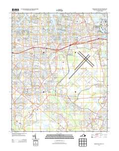 Princess Anne 2013 topographic map thumbnail