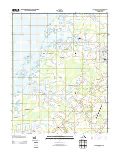 Pungoteague 2013 topographic map thumbnail