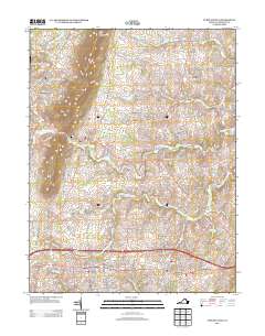Purcellville 2013 topographic map thumbnail