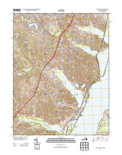 Quantico 2013 topographic map thumbnail